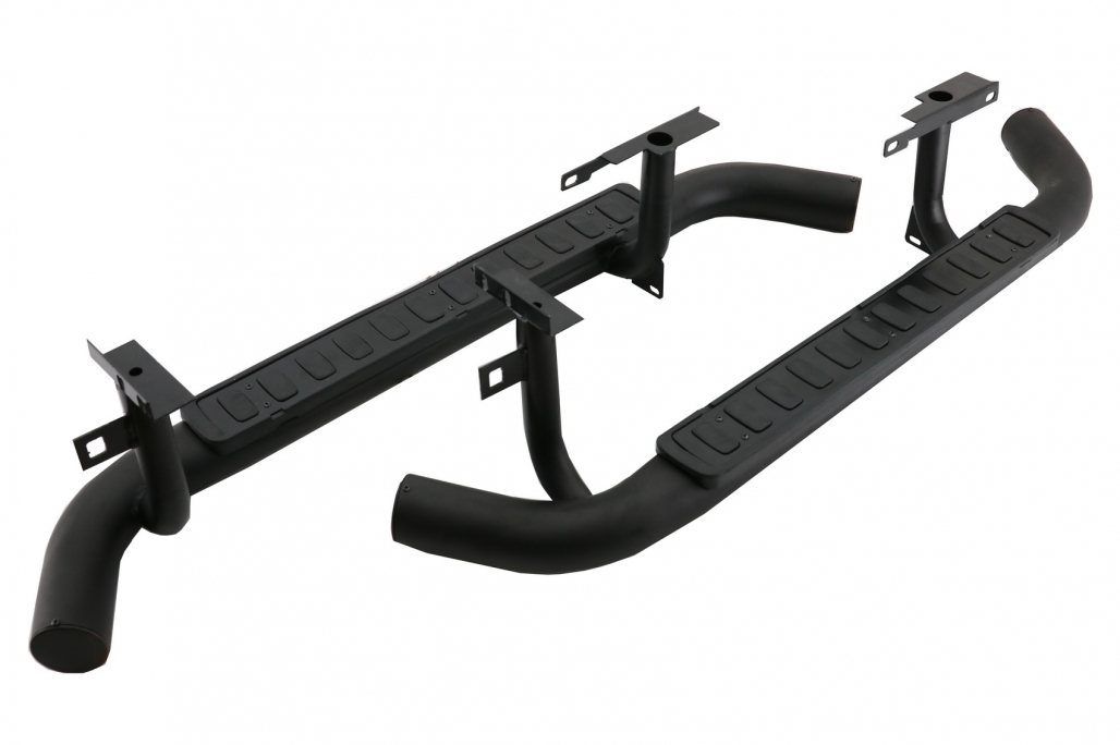Σκαλοπάτια πλαϊνά Side Steps για Land Rover Defender 90 (1990-2016) Black Edition - Image 3