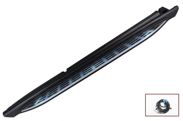 Σκαλοπάτια πλαϊνά Side Steps για Mercedes GLE W167 (2019-up) με LED Courtesy Light - Image 3