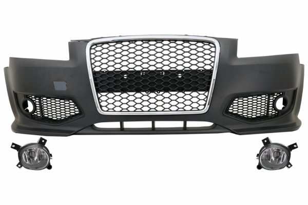 Sport Μπροστινός Προφυλακτήρας για Audi A3 8P Pre Facelift Hatchback Sportback 3D/5D (06.2005-04.2008) με φώτα ομίχλης