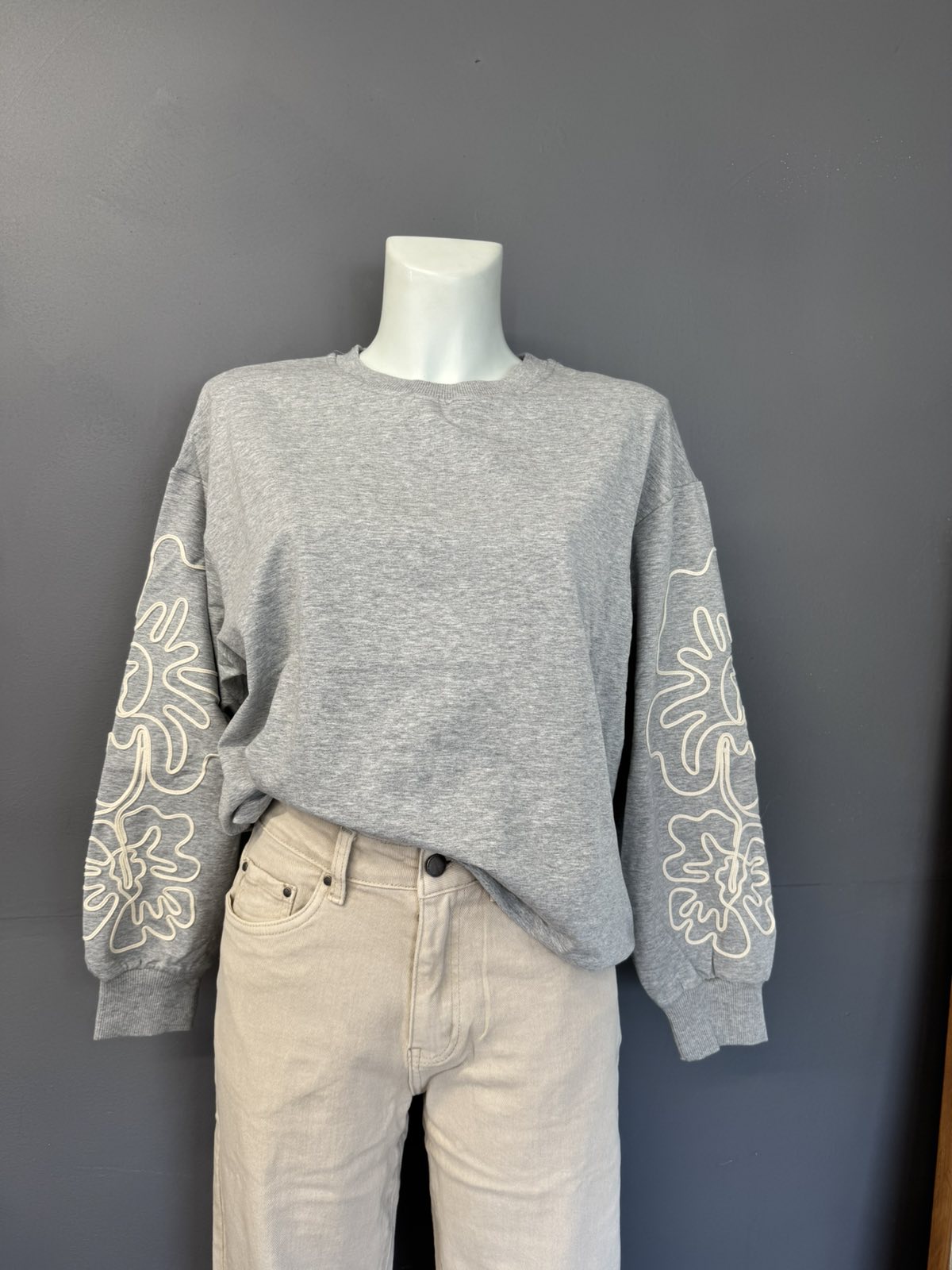 Sweater With Flowers