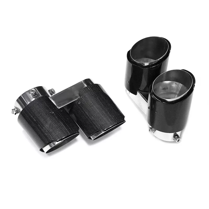 Stainless Steel Carbon Fiber Black for BMW X5 G05 X6 G05 Exhaust Tailpipe - Image 14