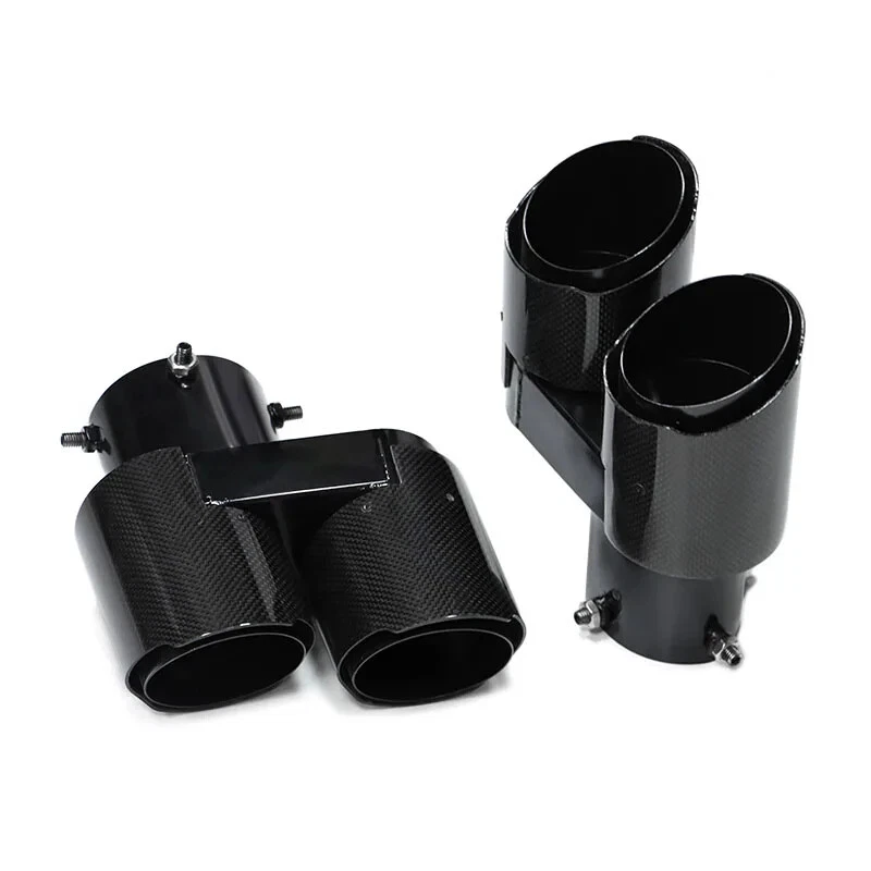 Stainless Steel Carbon Fiber Black for BMW X5 G05 X6 G05 Exhaust Tailpipe - Image 16