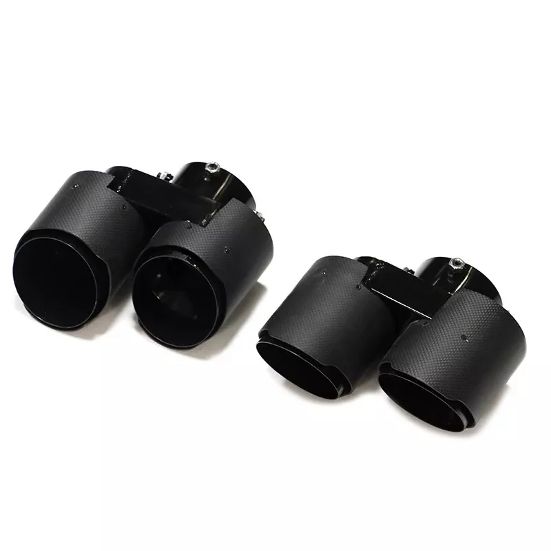 Stainless Steel Carbon Fiber Black for BMW X5 G05 X6 G05 Exhaust Tailpipe - Image 17