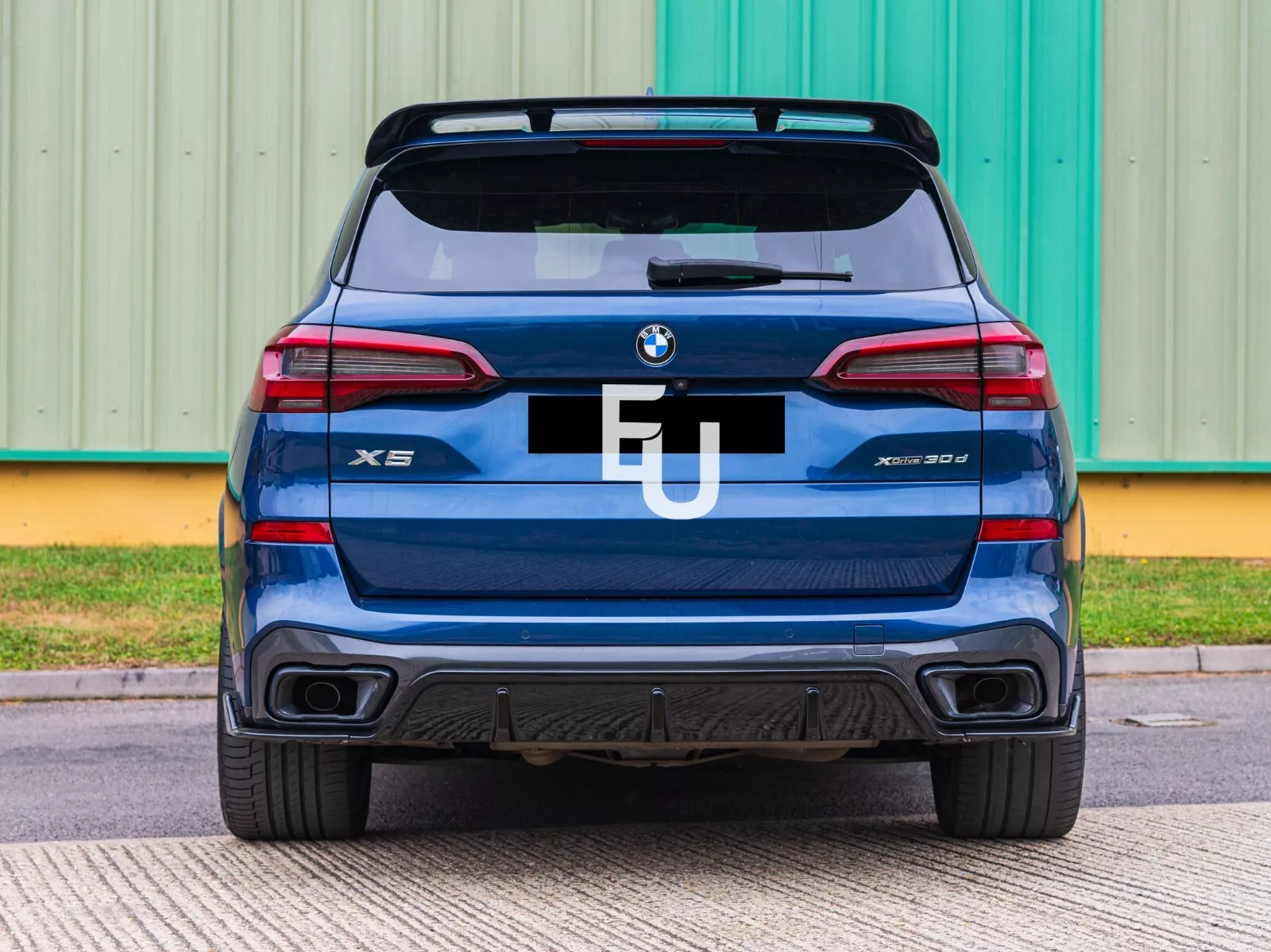 FOR BMW X5 G05 M SPORT GLOSS BLACK REAR BUMPER DIFFUSER SPOILER EXTENSION 2018+ - Image 4