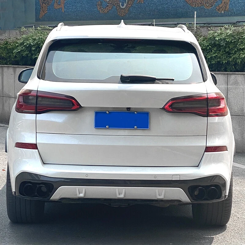 Stainless Steel Carbon Fiber Black for BMW X5 G05 X6 G05 Exhaust Tailpipe - Image 6