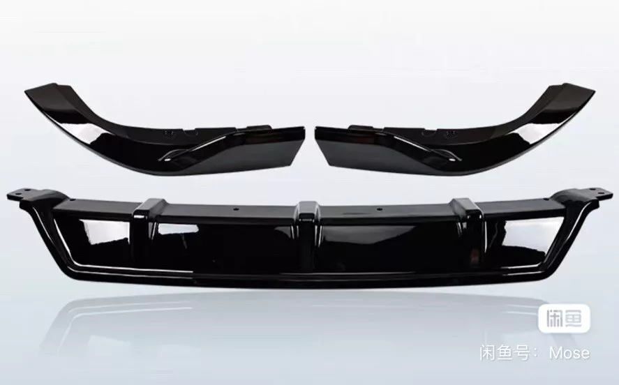 For BMW X5 G05 M 2019-2023 Gloss Black Rear Bumper Lip Diffuser Spoiler 3Pcs - Image 2