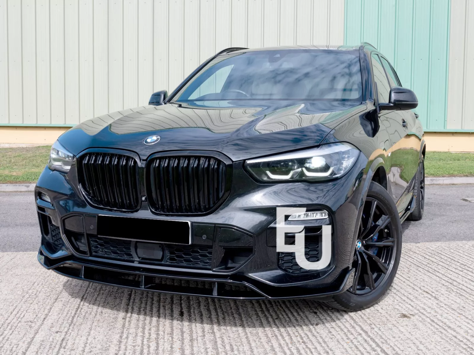 FOR BMW X5 G05 GLOSS BLACK TWIN DUAL SLAT KIDNEY GRILL GRILLE 2018 ONWARDS MODEL - Image 7