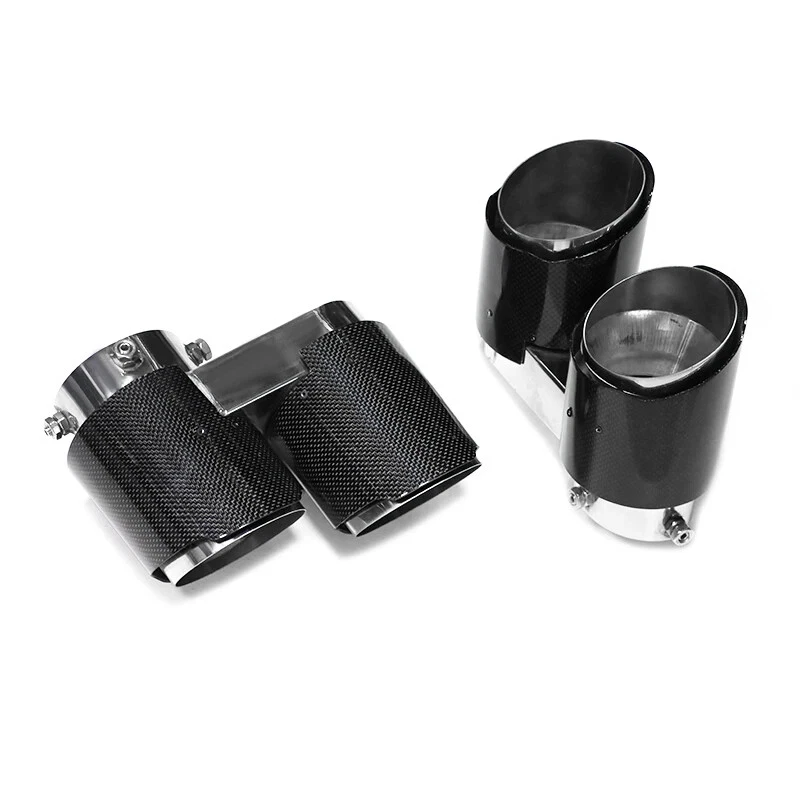 Stainless Steel Carbon Fiber Black for BMW X5 G05 X6 G05 Exhaust Tailpipe - Image 7