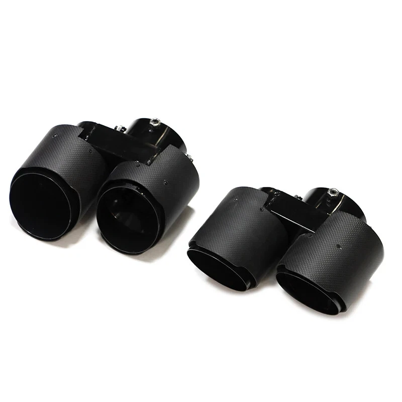 Stainless Steel Carbon Fiber Black for BMW X5 G05 X6 G05 Exhaust Tailpipe - Image 10