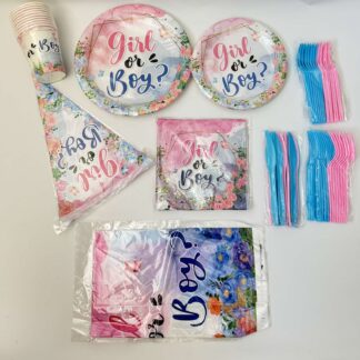 🎉 Boy or Girl Gender Reveal Party Set