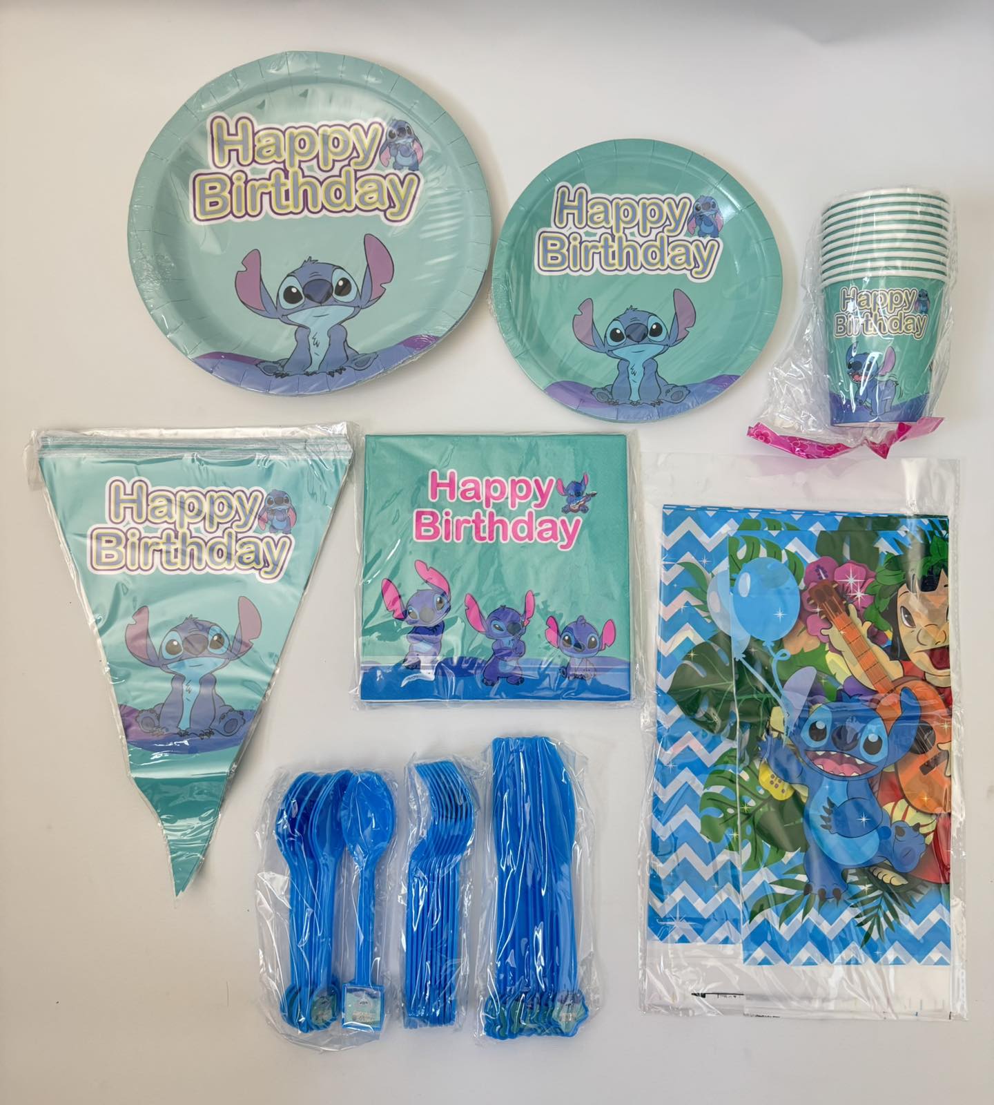 🛸 Stitch Party Set – Crazy Fun in Green!