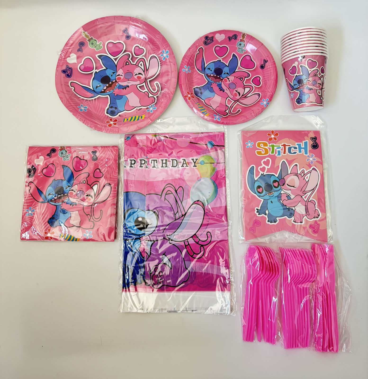 💖 Pink Stitch Party Set – Cute, Fun & Out of This World!
