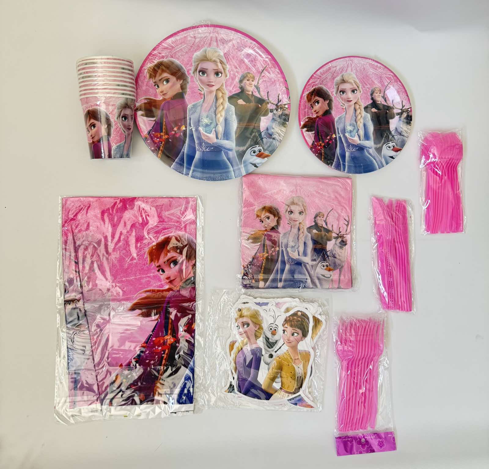 ❄️ Frozen Pink Party Set – Magical & Sweet