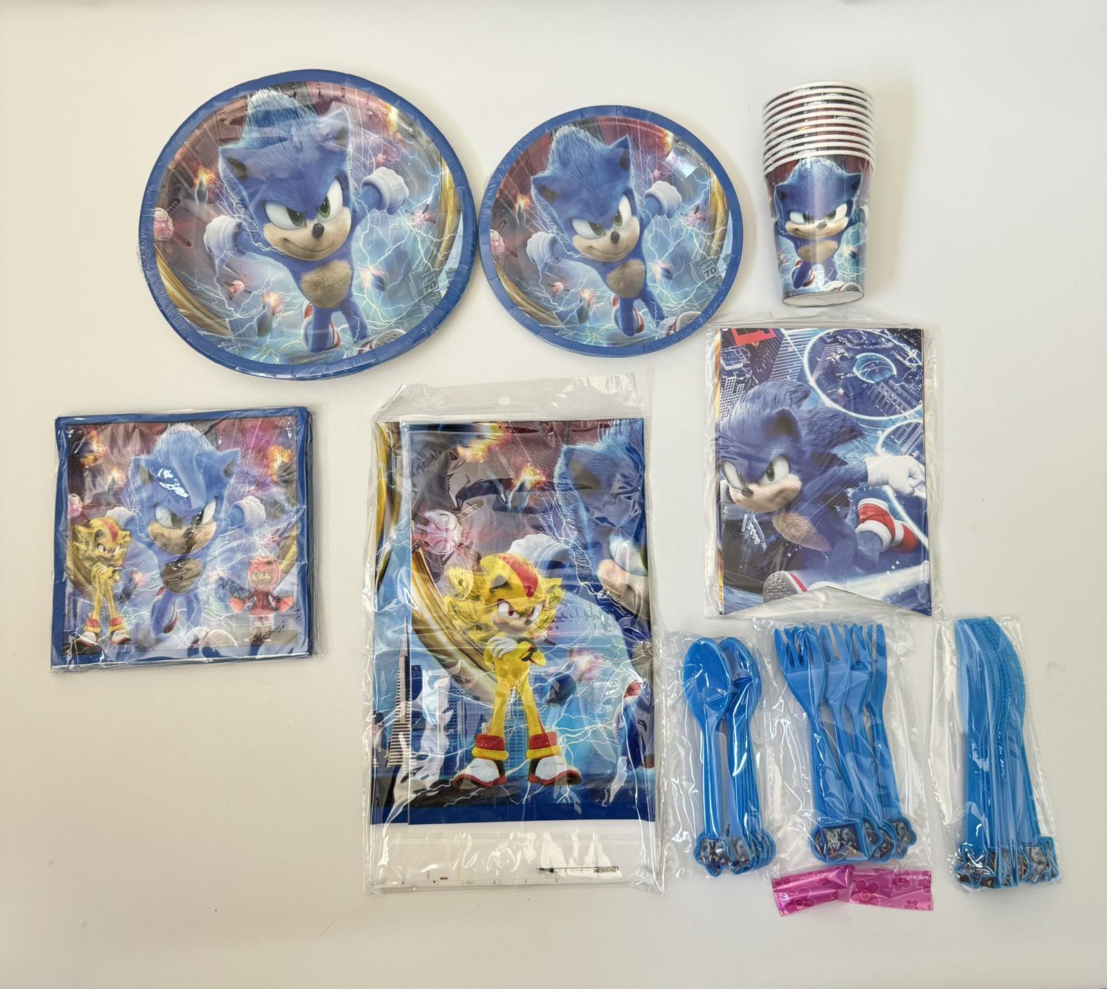 🌀 Sonic Party Set – Fast, Fun & Full of Energy!
