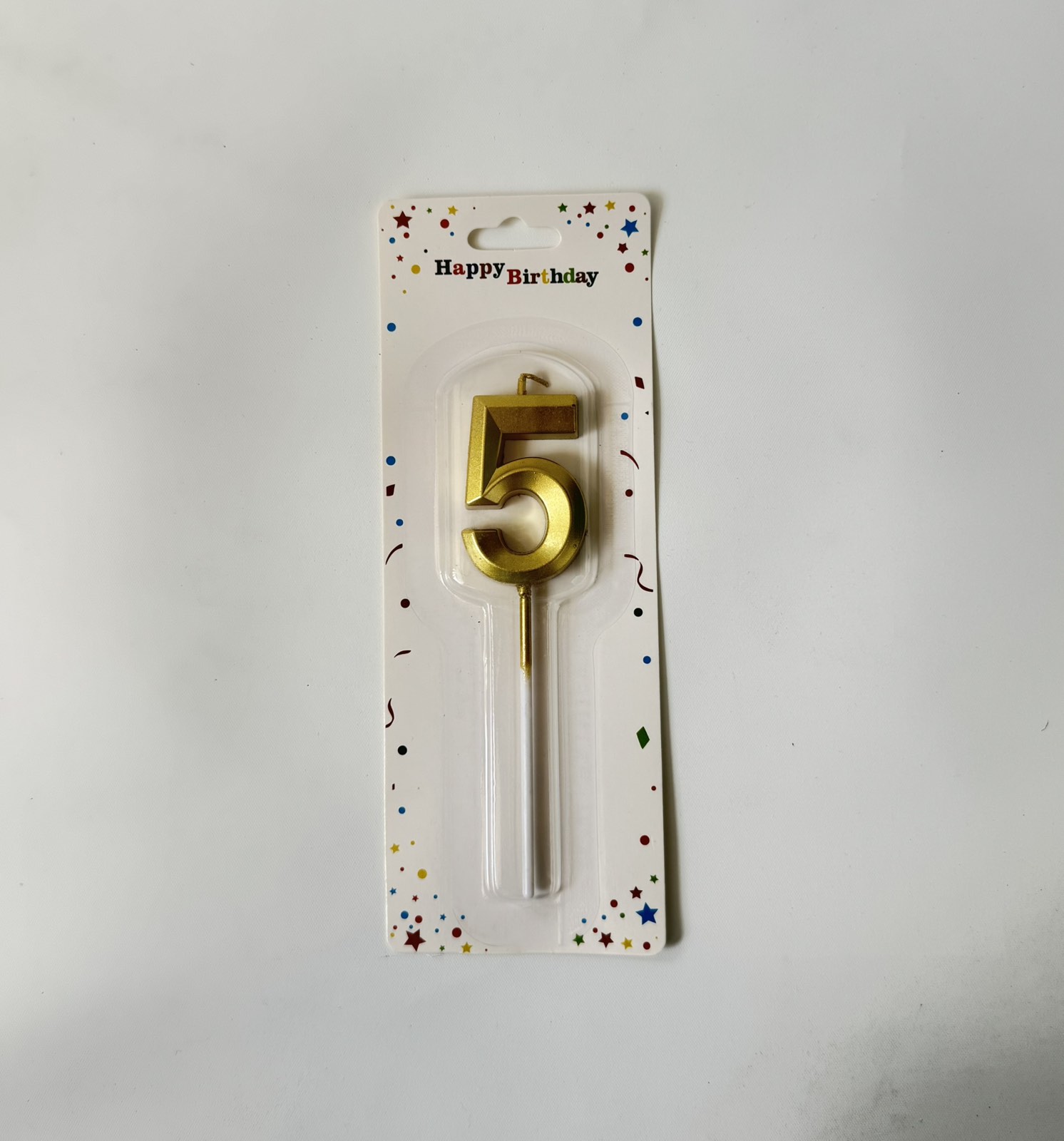 Κεράκι Γενεθλίων "5" – Μια Πεντάδα Ευχές & Χαμόγελα