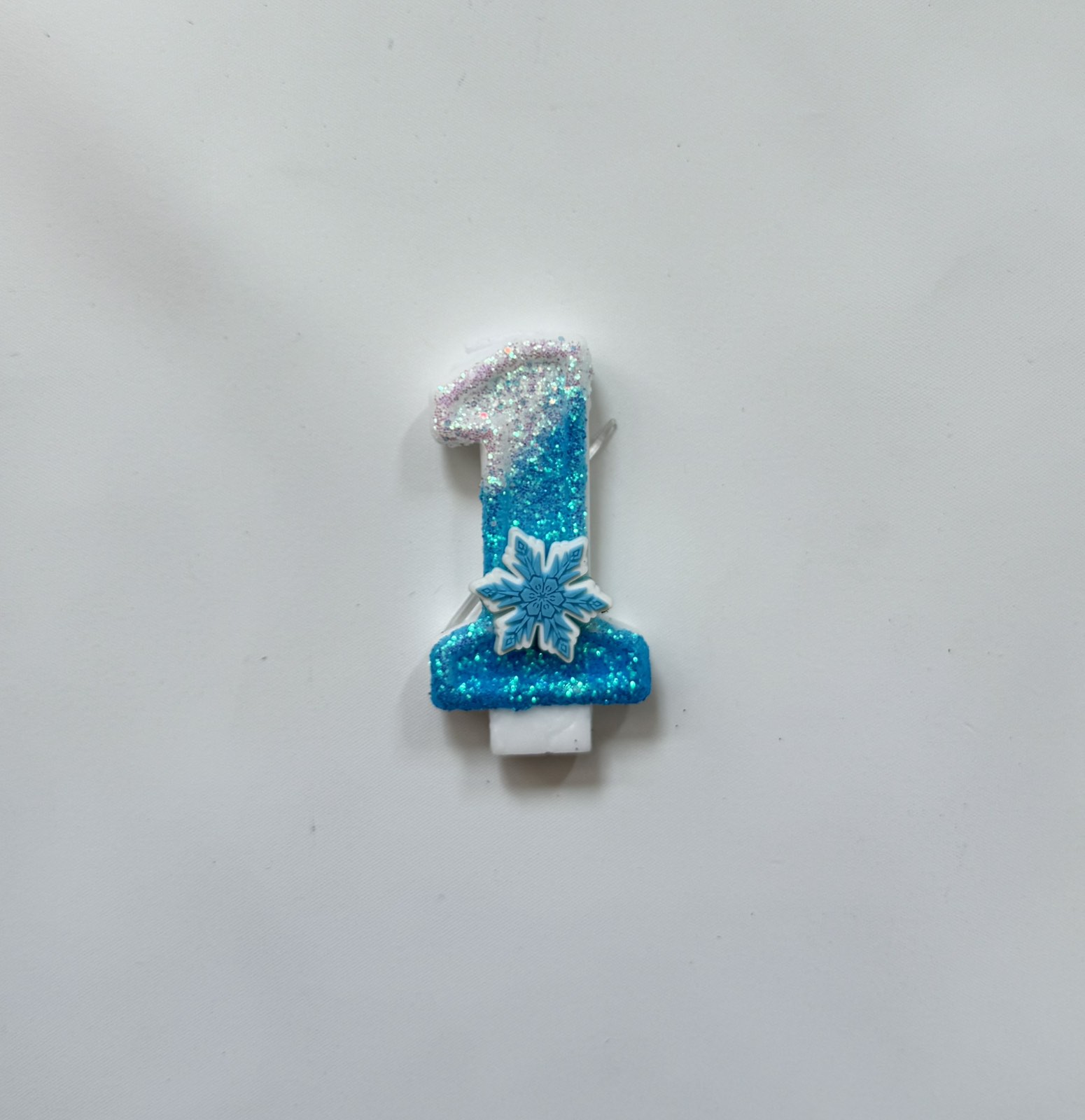 Frozen Birthday Candle - Number 1