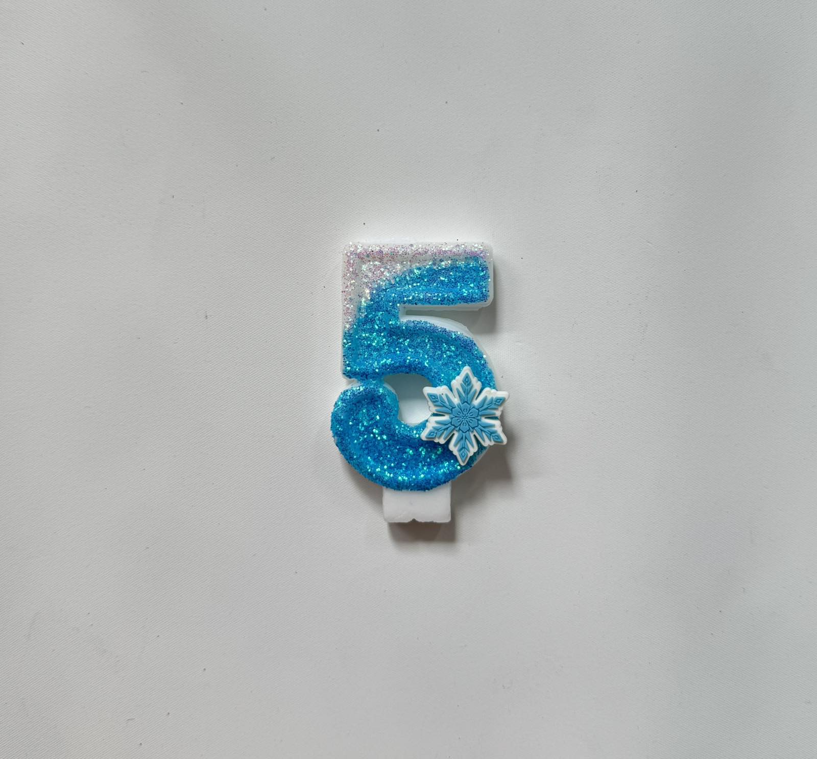 Frozen Birthday Candle - Number 5