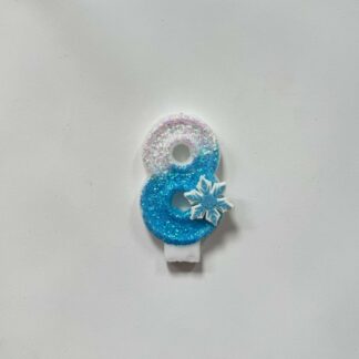 Frozen Birthday Candle - Number 8