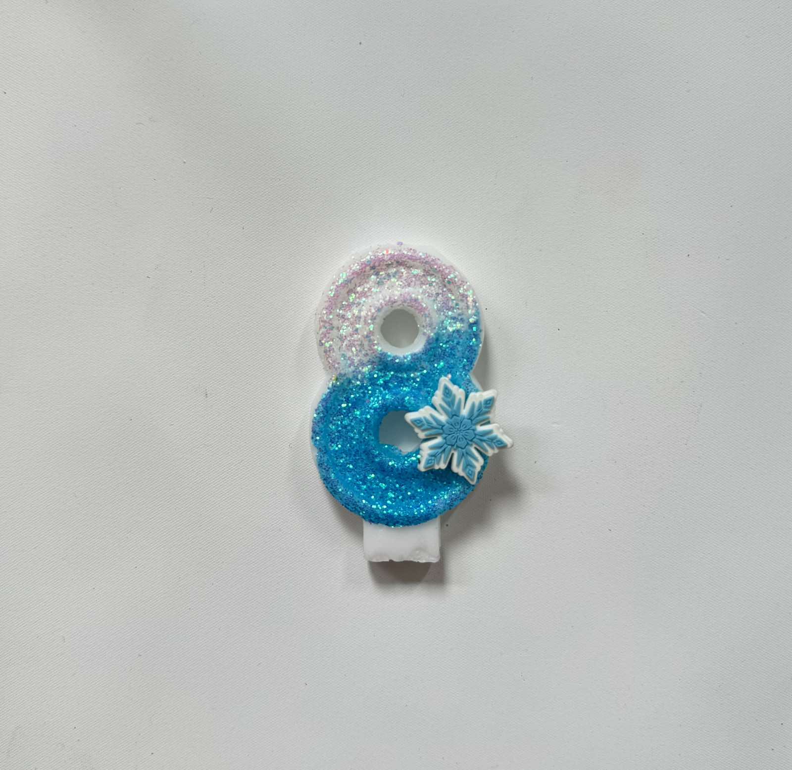 Frozen Birthday Candle - Number 8