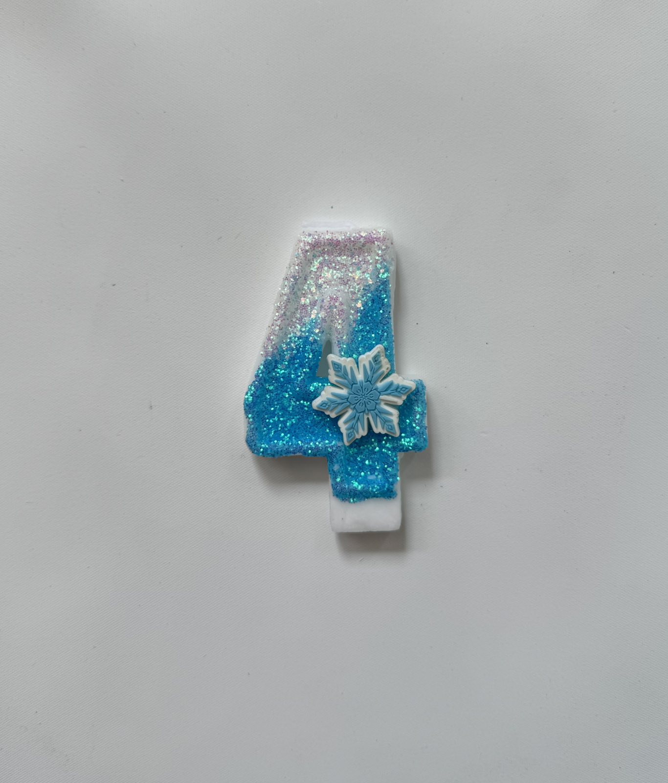 Frozen Birthday Candle - Number 4