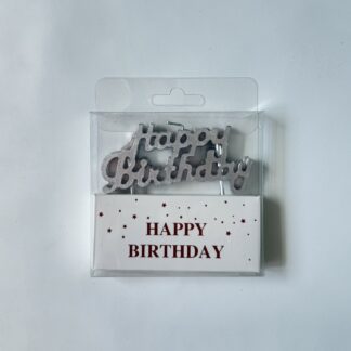 🕯️ Κεράκι τούρτας "Happy Birthday"
