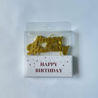 🕯️ Κεράκι τούρτας "Happy Birthday"
