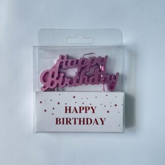 🕯️ Κεράκι τούρτας "Happy Birthday"