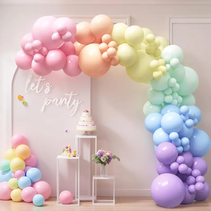 Σετ Φουσκών 🎈 Παστέλ