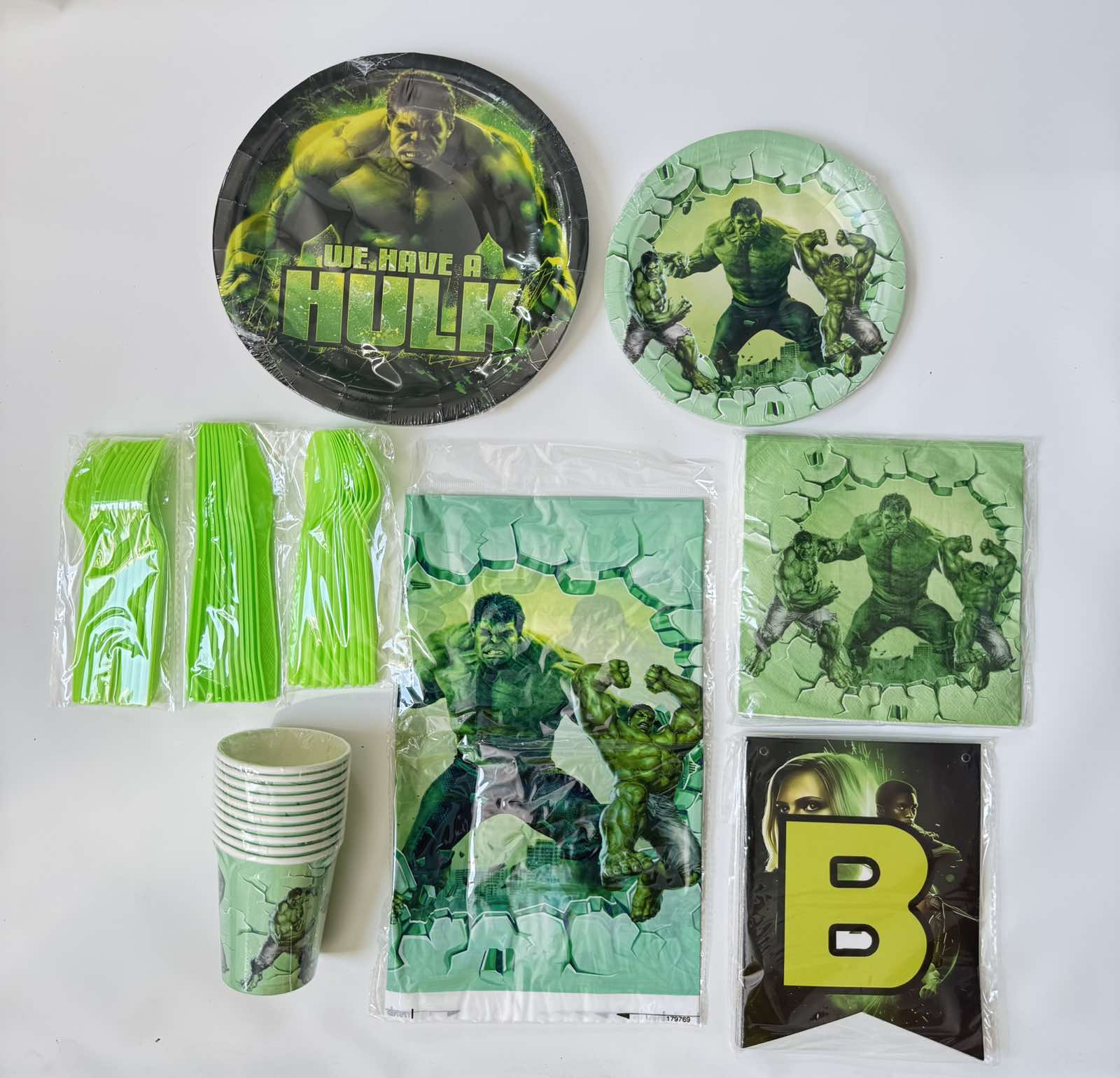 💚 Hulk Power! Σετ Πάρτι για Μικρούς Ήρωες με Δύναμη!